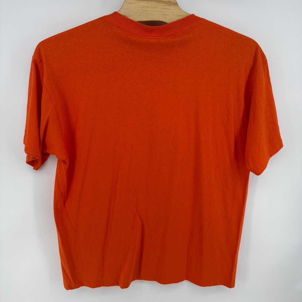 Majestic Barry Bonds 756th HR Record San Francisco Giants Orange T-Shirt Mens XL - Picture 2 of 7